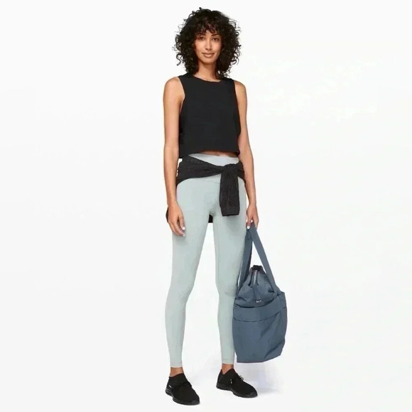 Lululemon Muscle Love Crop Tank Black Size 4 - Picture 3 of 7